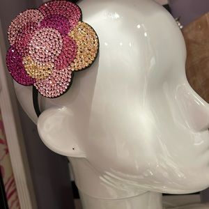 Stunning Shades of Pink Crystals Hair Headband-OSFM